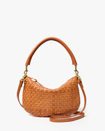 Natural Woven Petit Moyen Messenger
