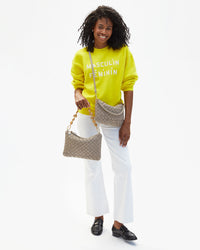 Flat Clutch with shortie strap