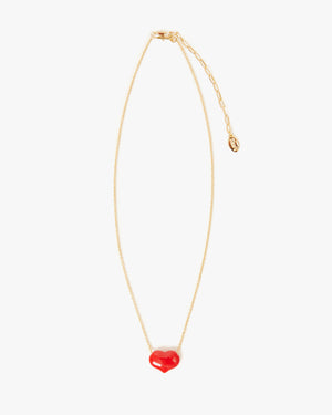 Petite Mylar Heart Necklace
