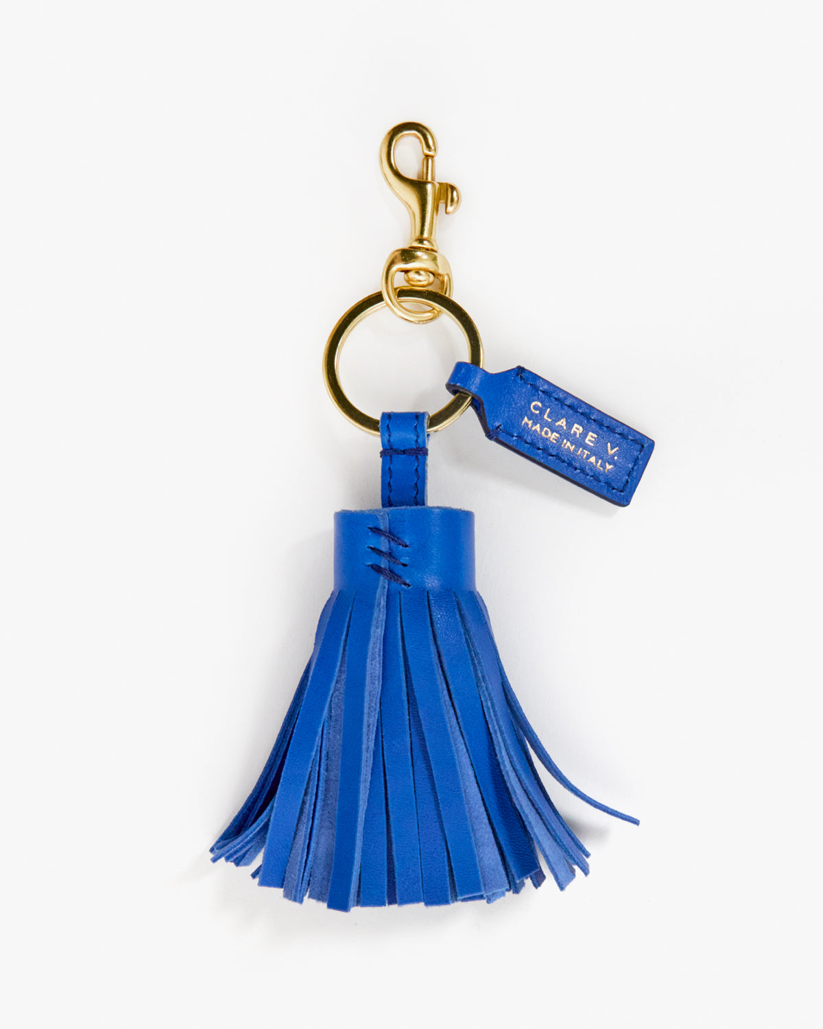 Pom Pom Tassel Keychain back view