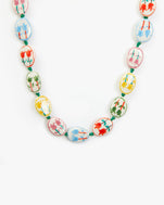 Porcelain Flower Strand Necklace