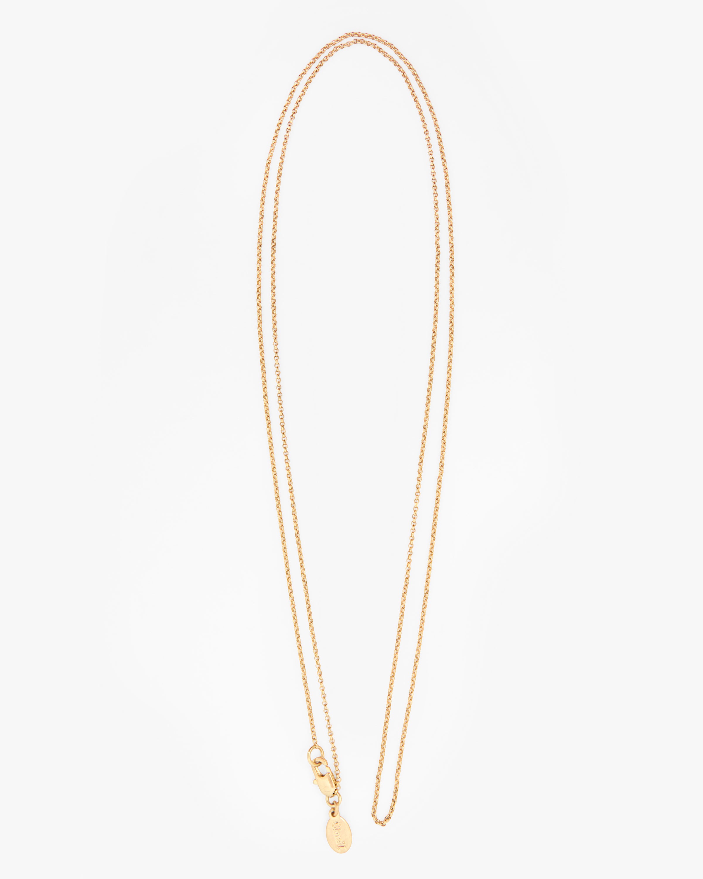 Rolo Chain Necklace doubled up