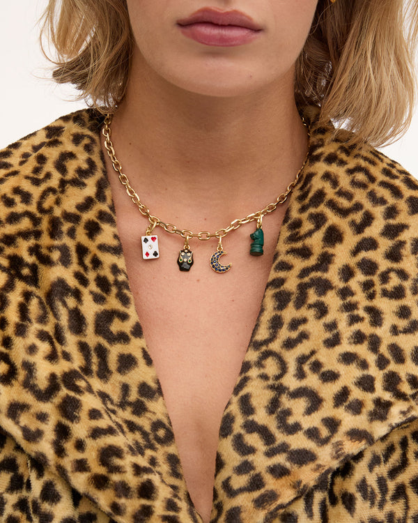 Sauvage Charm on Charm Chain Necklace