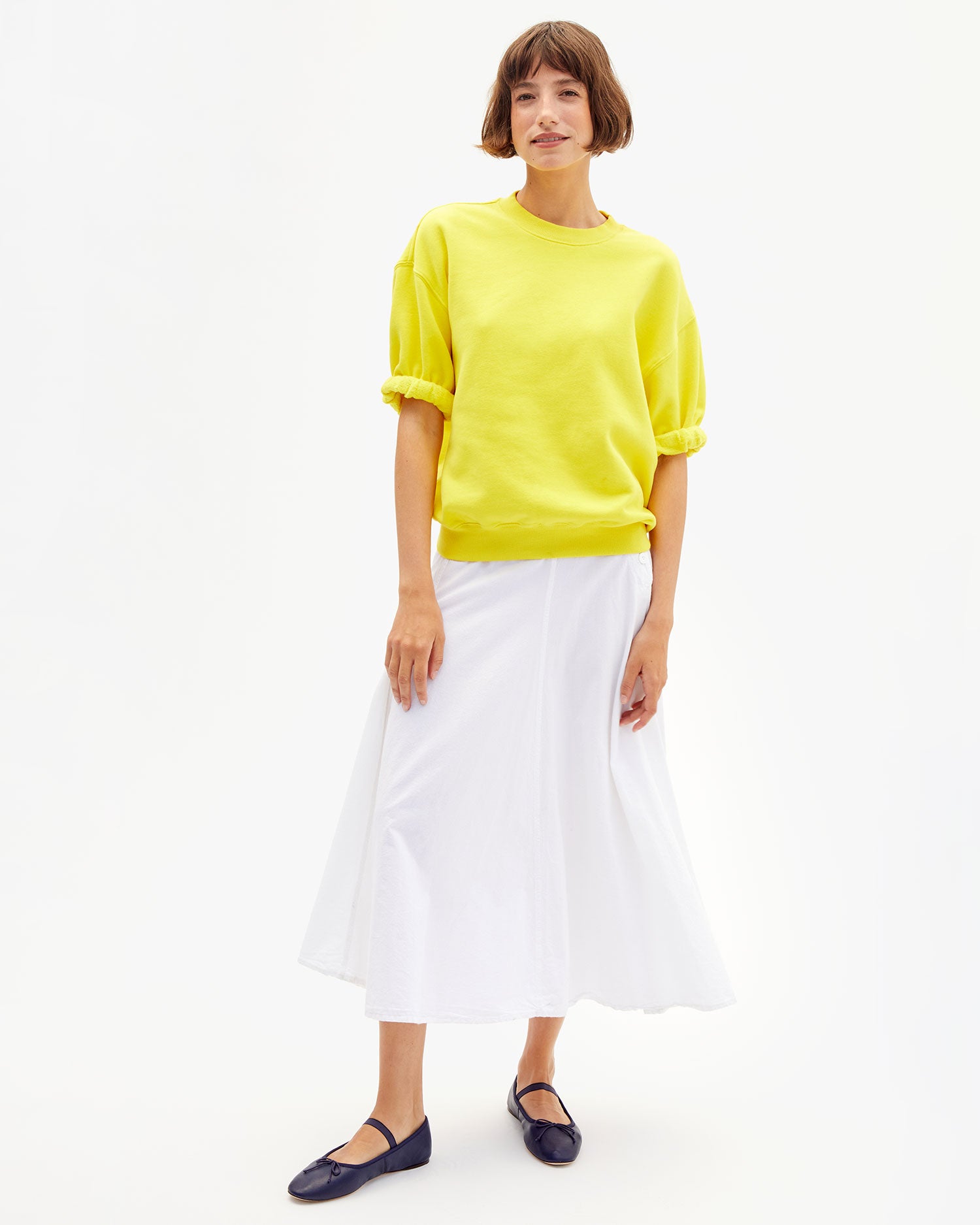 Short Sleeve Oversized Sweatshirt full view