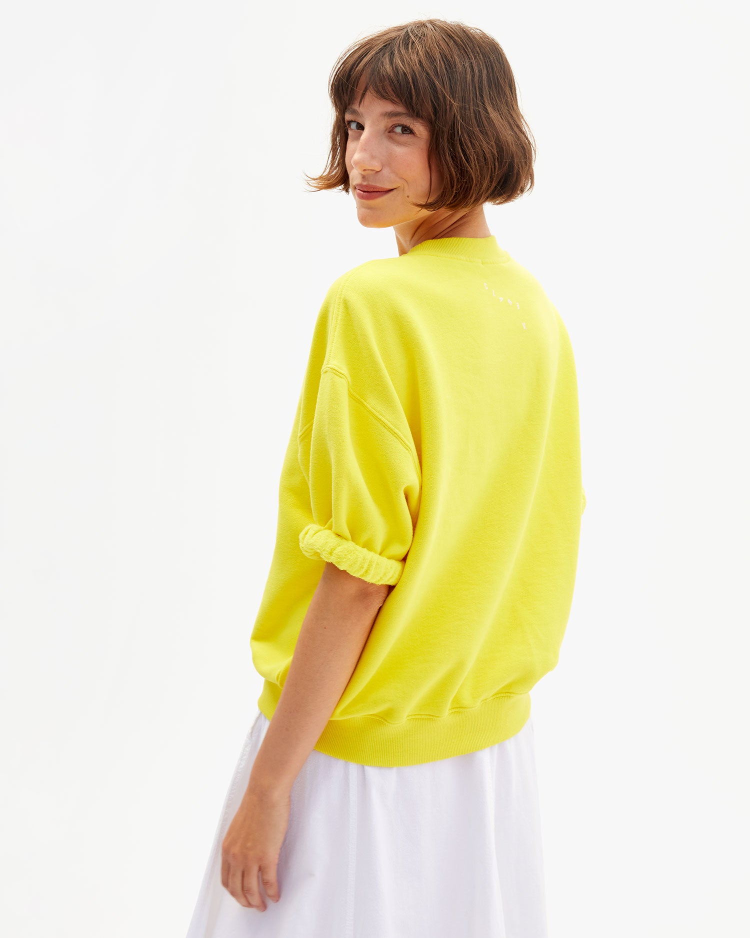 Short Sleeve Oversized Sweatshirt side view