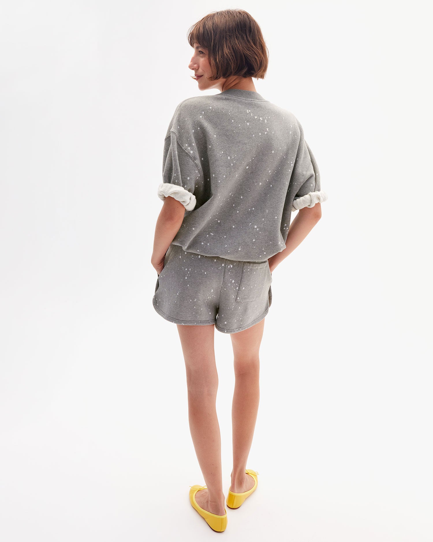 Short Sleeve Oversized Sweatshirt side view