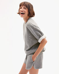 Le Jogging Short with Short Sleeve Oversized Sweatshirt