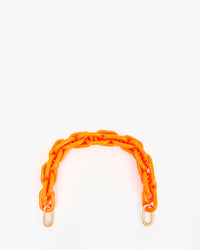 neon orange resin shortie strap