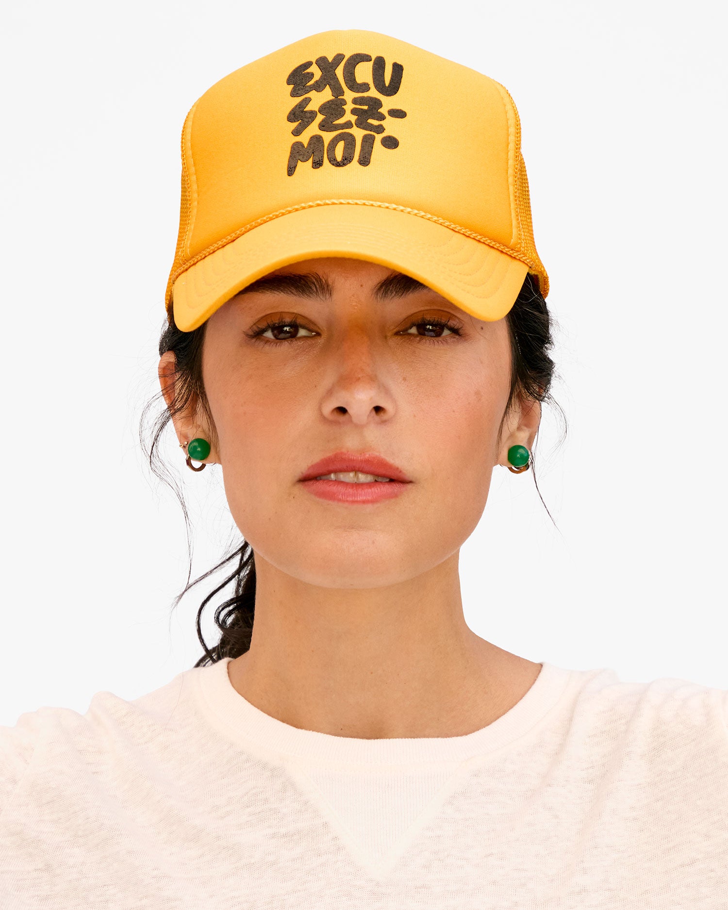 Trucker Hat on Gia