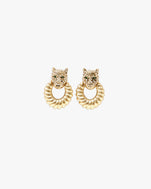Whiskers Doorknocker Earrings