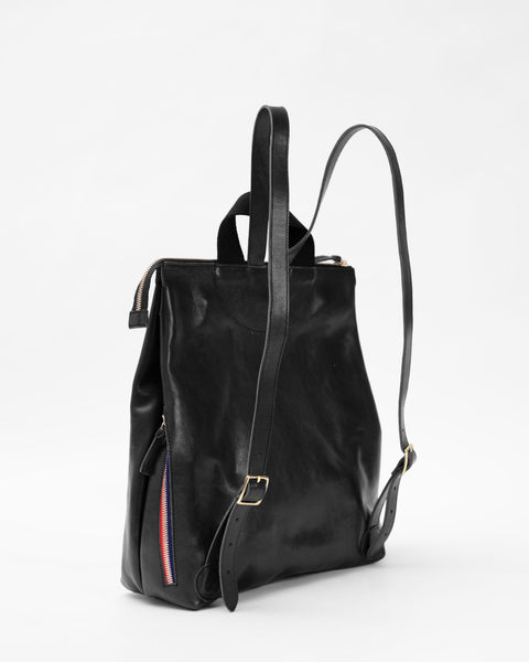 Clare V - Remi Backpack in Black Rustic