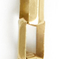 Clare V. Box Chain Shoulder Strap - Natural Brass