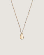 14k Gold Teardrop Necklace