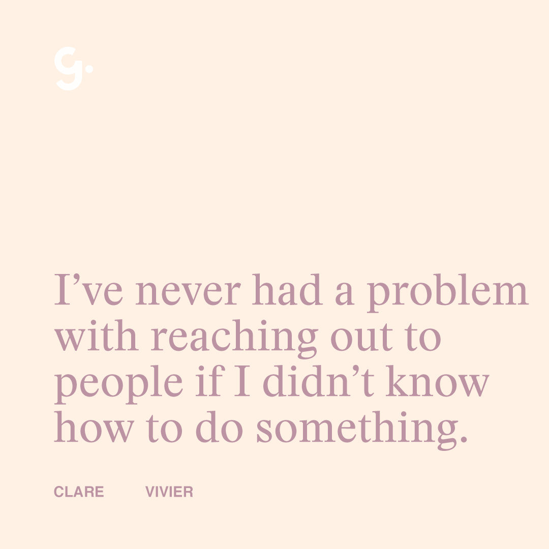 Giving Back – Clare V.