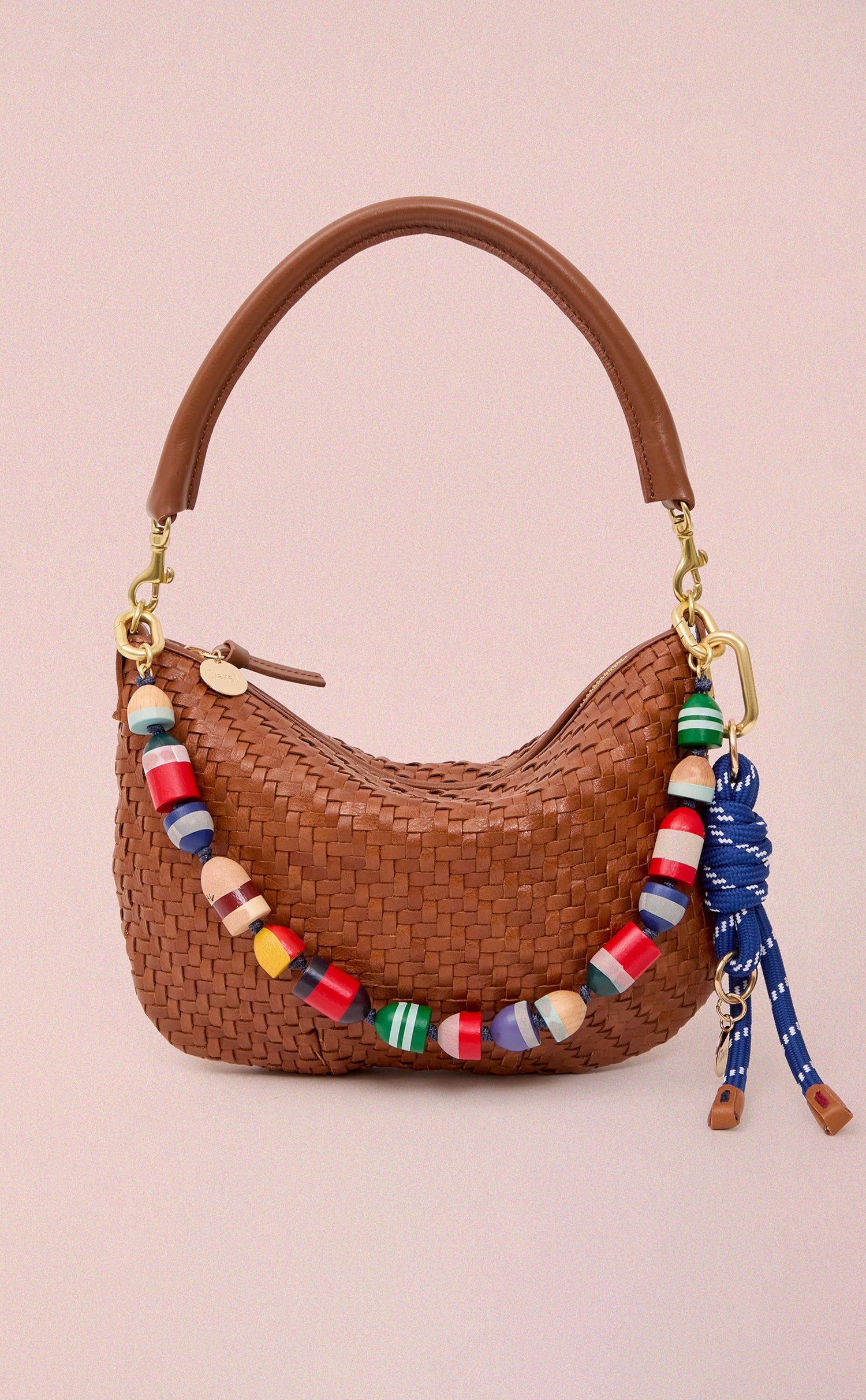 Petit Moyen with Multi Color Buoy Shortie Strap and Fob.