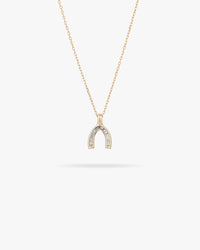Adina Reyter Baguette Wishbone Necklace