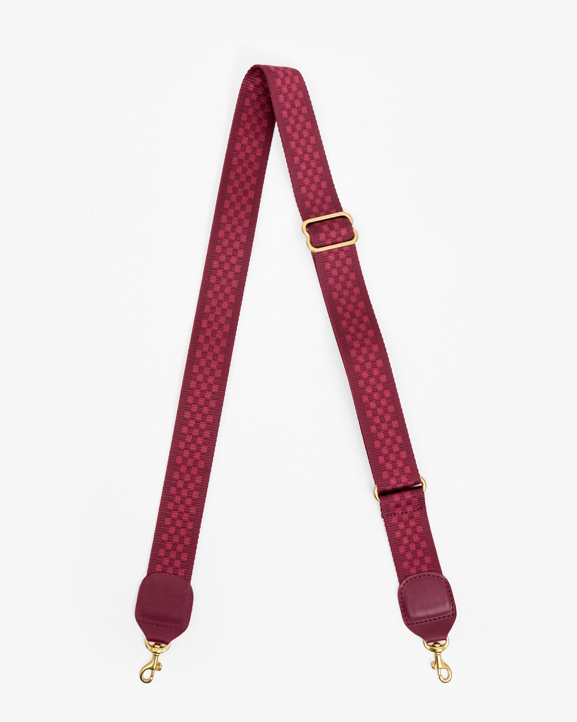 Clare V.  BAG STRAP バッグストラップ  RED/NAVY Crossbody Strap - belt webbing in Red/Navy - Rowe Boutique