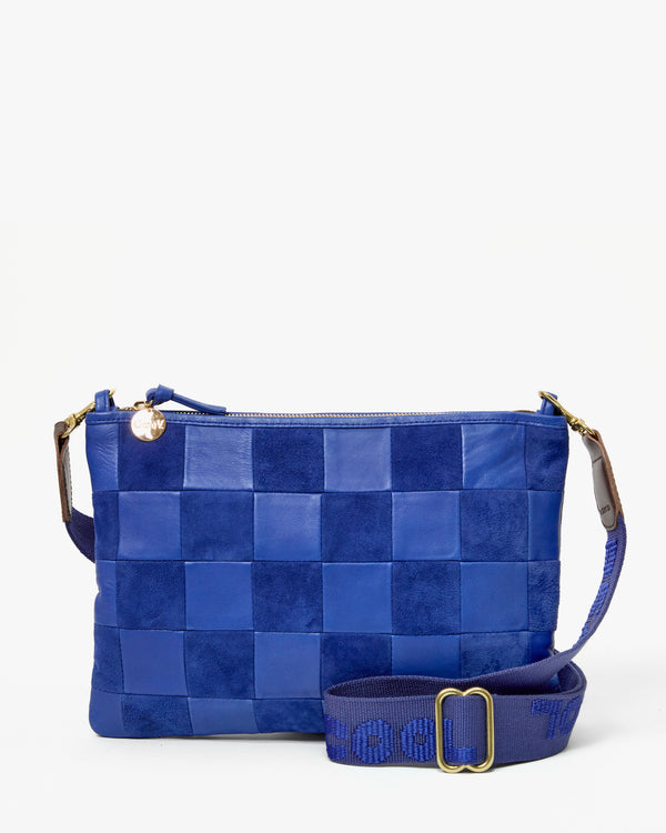 Adjustable Crossbody Strap in Navy Beaucoup Cool on Flat Clutch