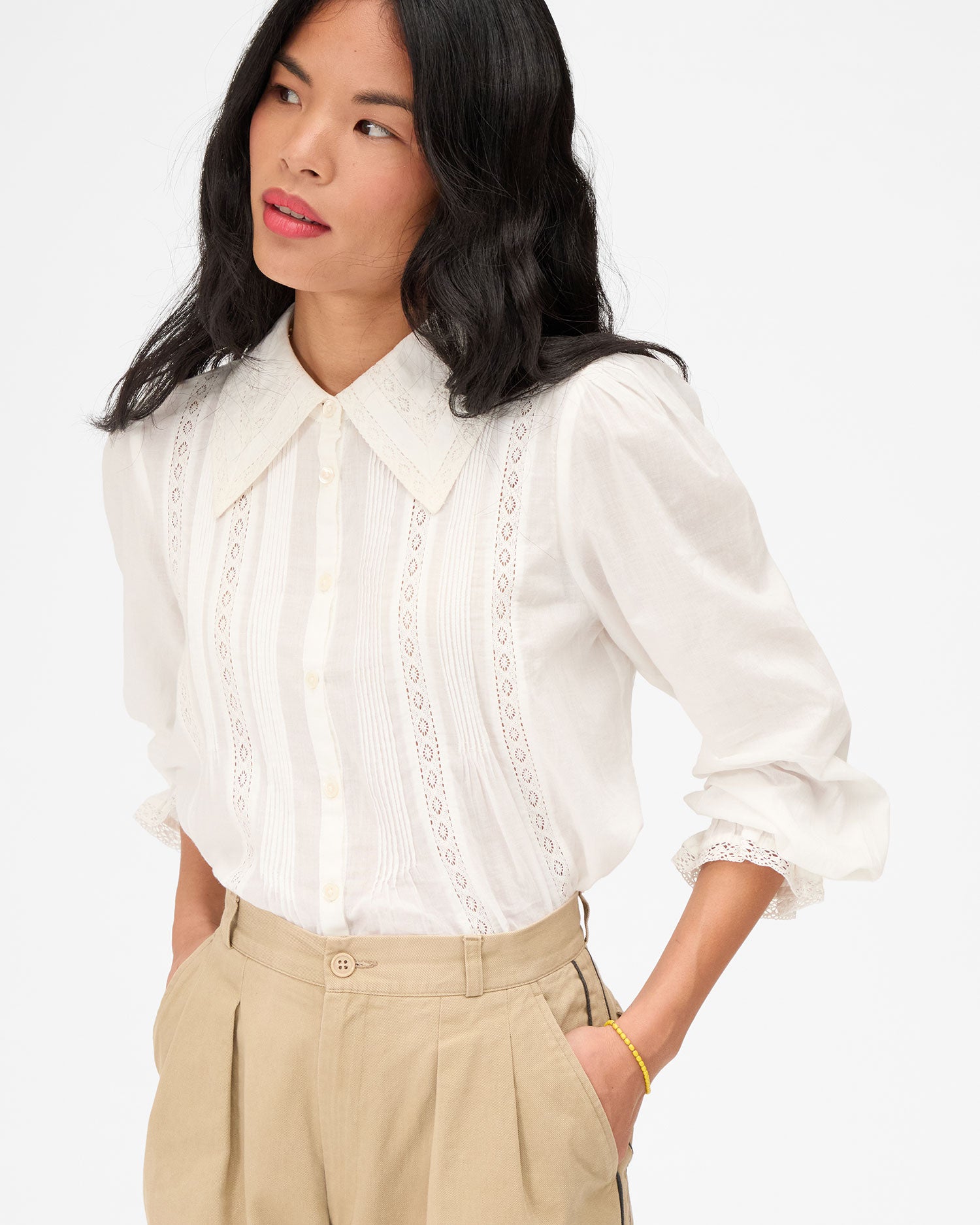 Amelie Blouse tucked in