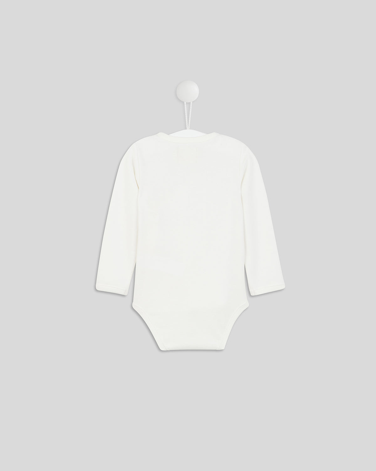 back image of the Cream w/ Marigold Tout va Bien Baby Onesie