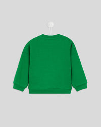 back image of the Green w/ Black Bourgeoisie Sauvage Baby Sweatshirt