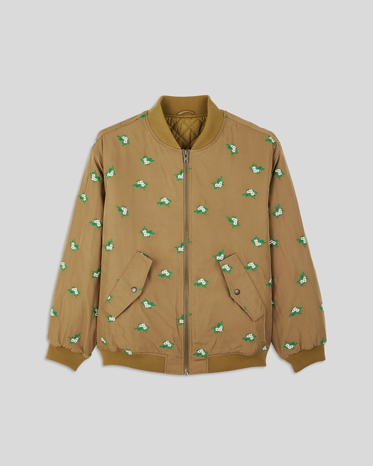 Khaki Bomber Jacket