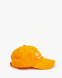 side view of the Marigold Liberez les Sardines Baseball Hat
