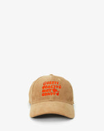Tan Corduroy w/ Liberte Egalite Maternite Baseball Hat