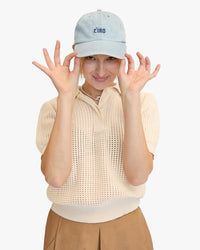 Ciao Baseball Hat on Zoe