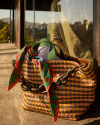 Bateau Tote with Bandana and Shortie Strap