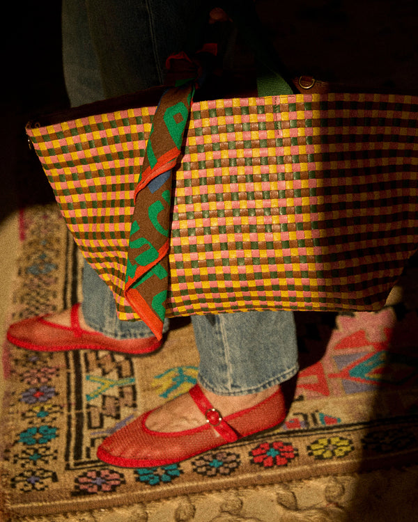 Bandana on Bateau Tote