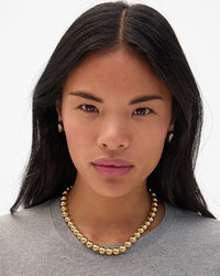 Beaded Chain Necklace on Sandra