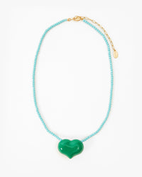 Beaded Heart Necklace