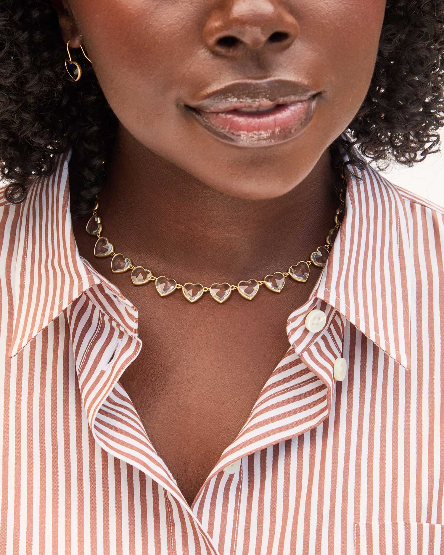 アクセサリー clara Bezel Heart Collar – Clare V.