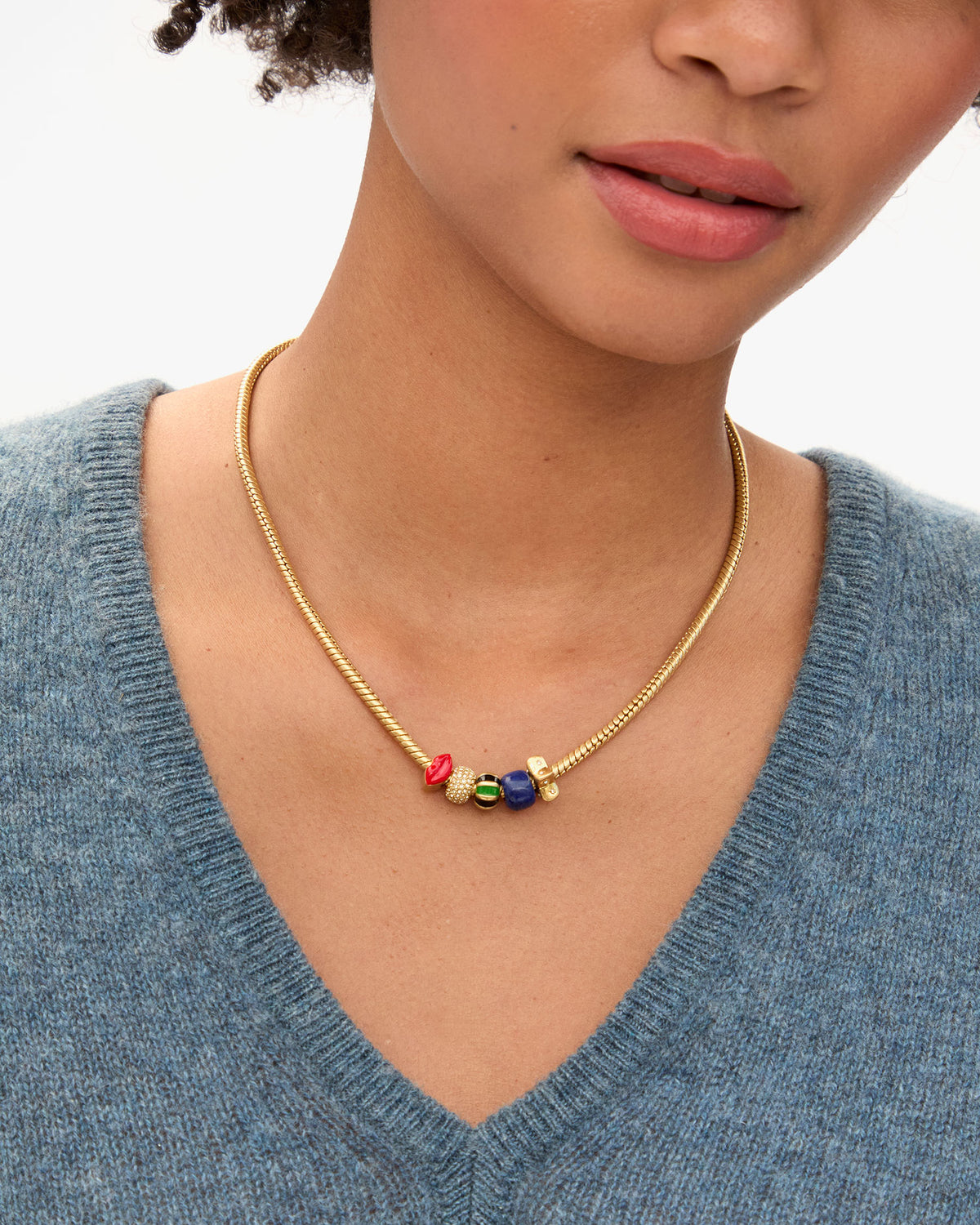 Bien Bead Necklace on Lenny