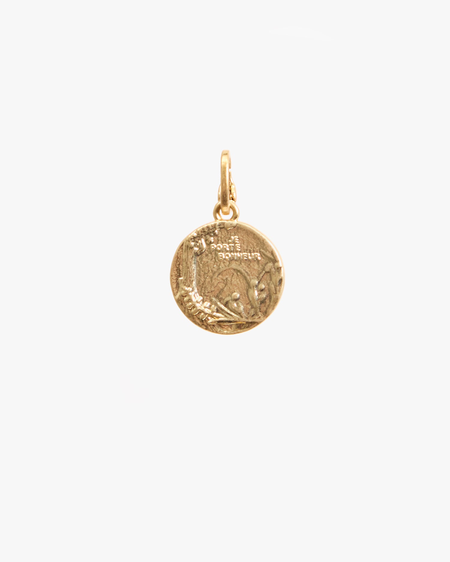 Bonheur Coin Charm back view