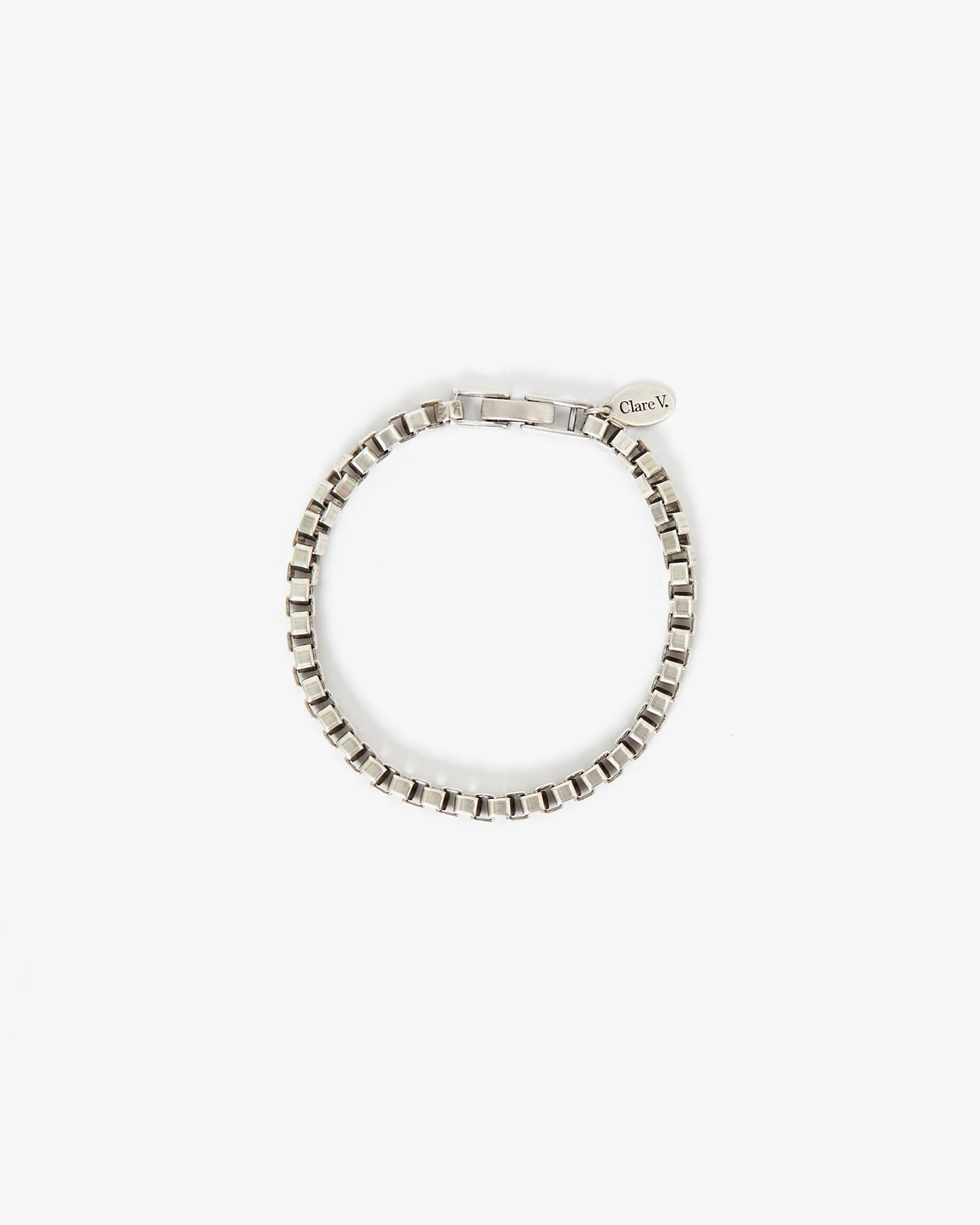 Sterling Silver Box Chain Bracelet