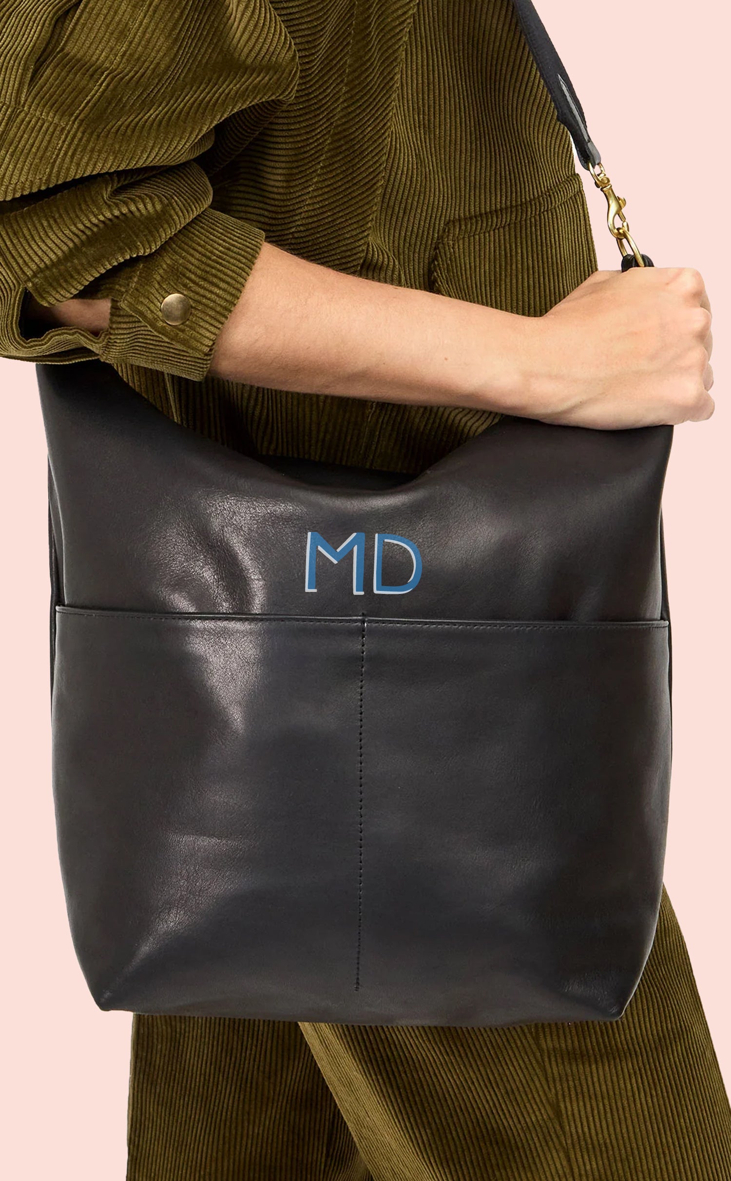 Black Sophie with Handpainted monogram.