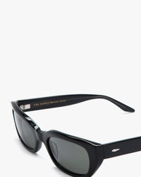 close up of the arms on the Black Gothic Breeze Sunglasses from CRAP Eyewear