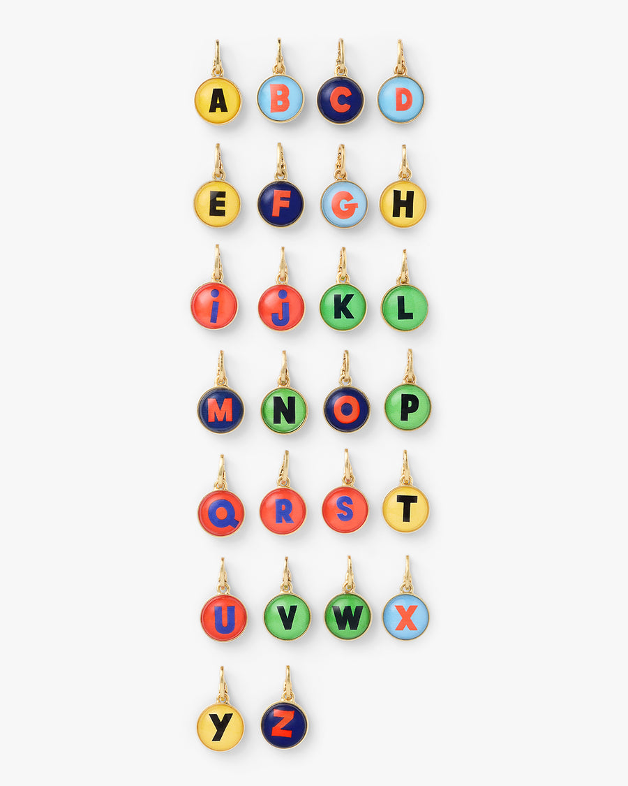 CV Alphabet Charm