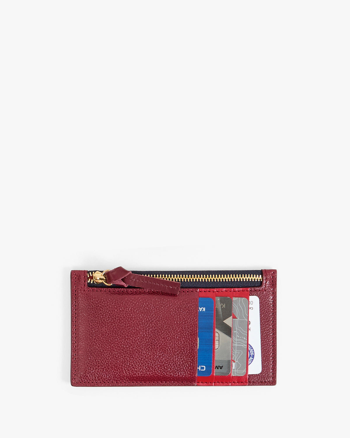 Card Zip Wallet with cards