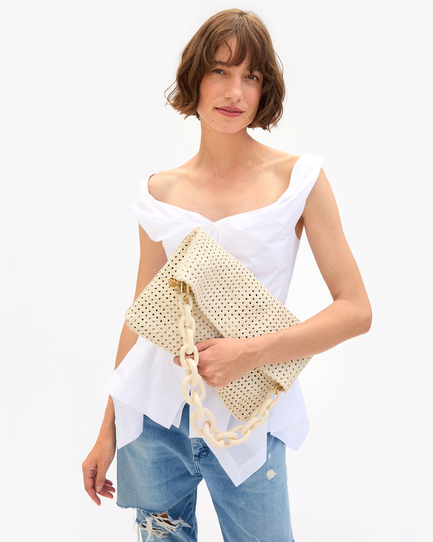 Carryall Clutch with Shortie Strap