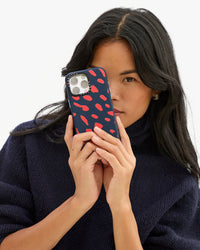 Sandra holding iPhone Case
