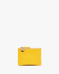 Yellow Coin Clutch