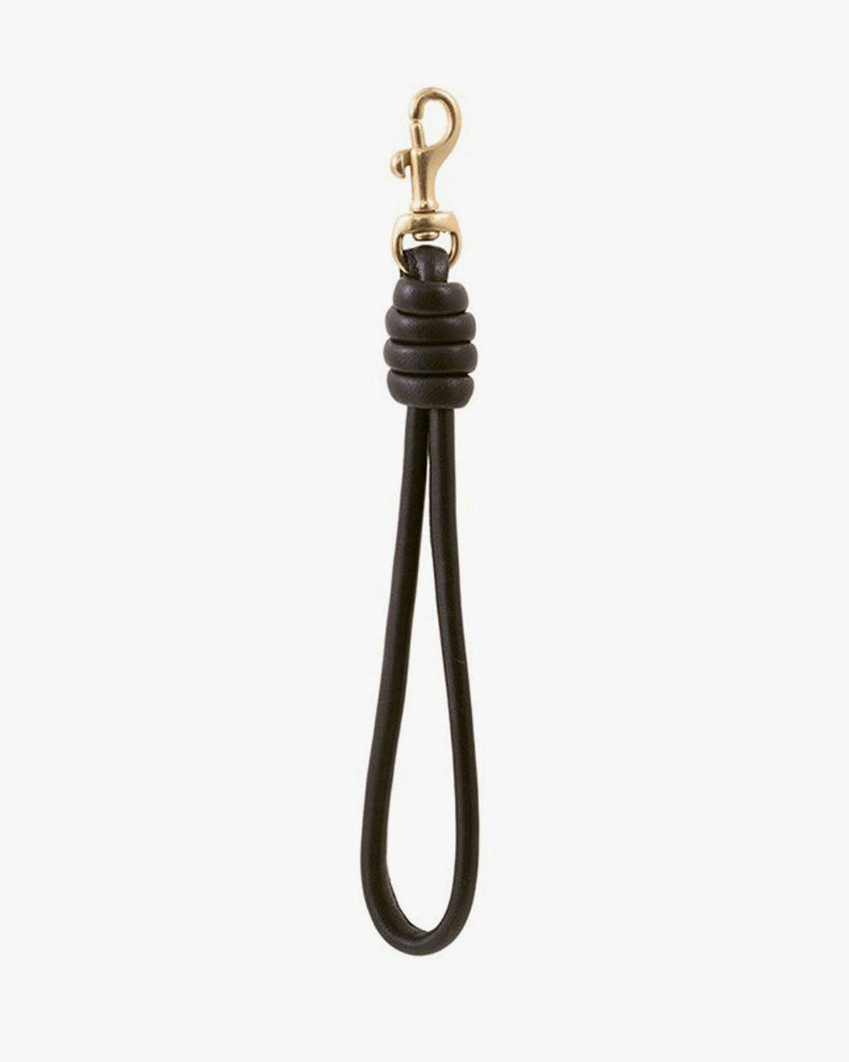 Black Cord Wristlet - Front