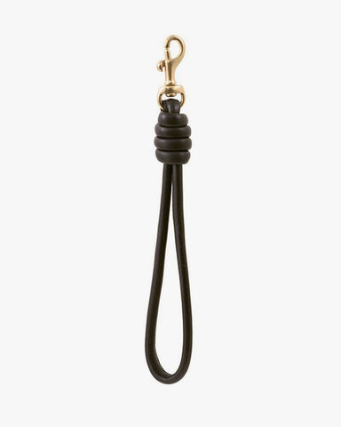 Black Cord Wristlet - Front