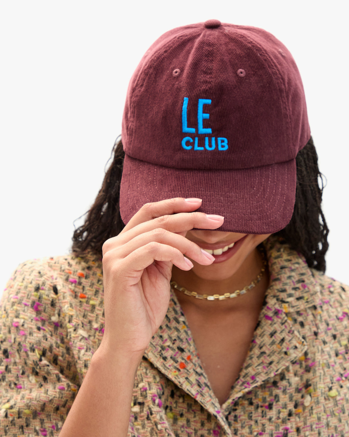Lenny tipping Corduroy Baseball Hat