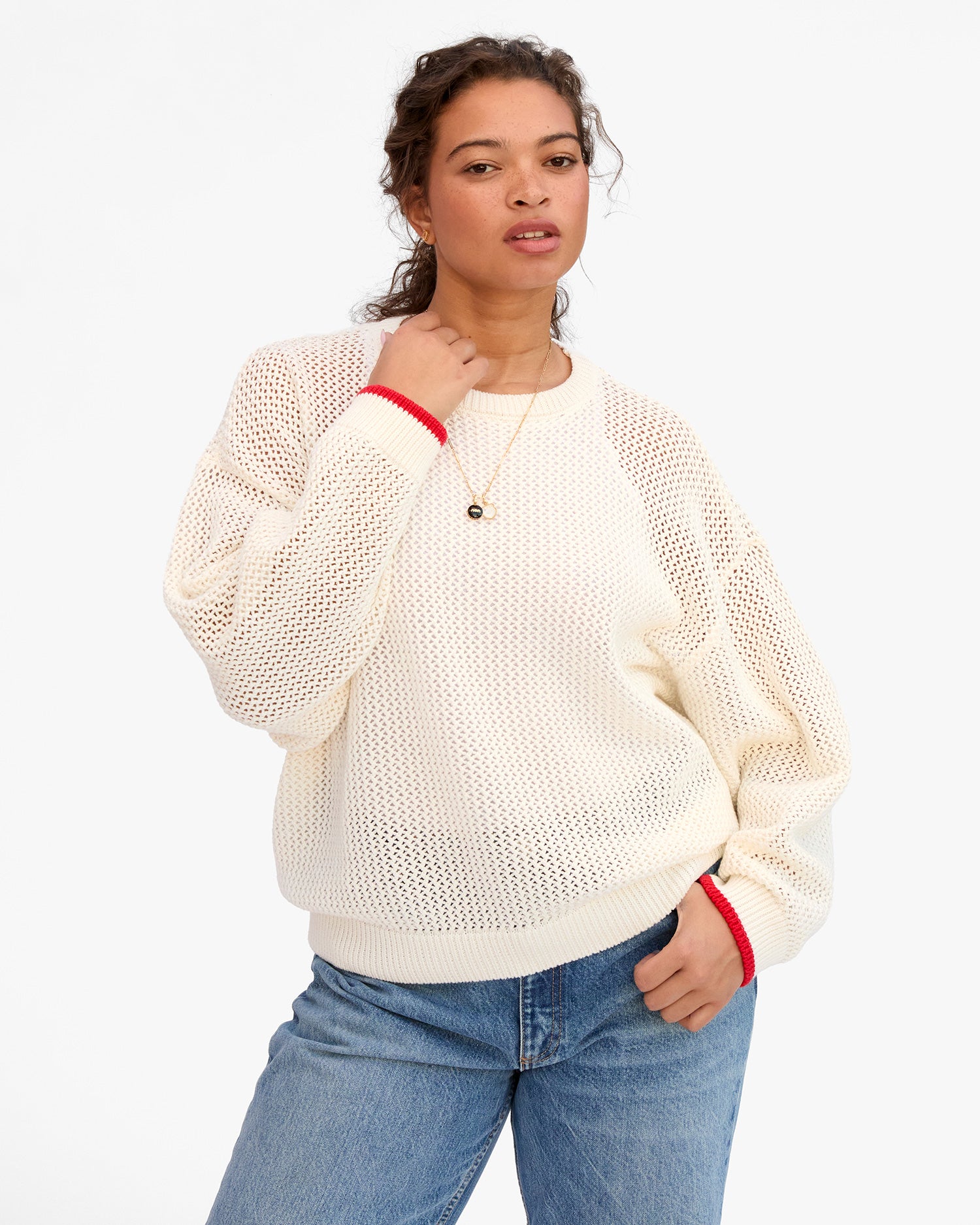 Corinne Pullover on Jade