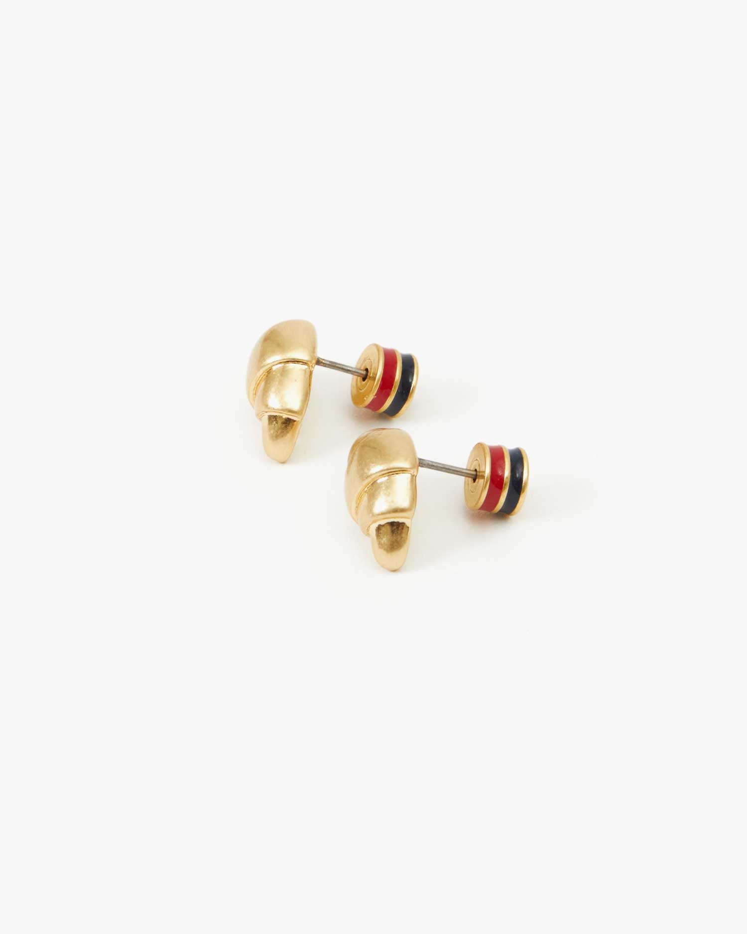 Croissant Stud Earrings  Clare V.