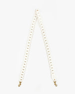 Cream Veg Link Crossbody Strap